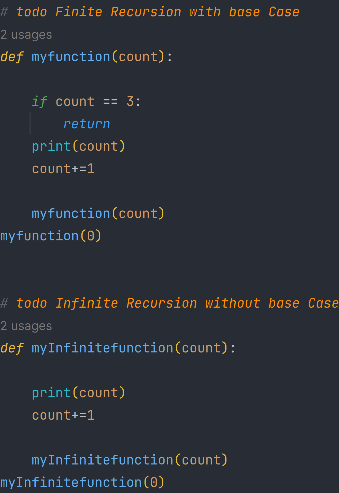 L1 Introduction of Recursion