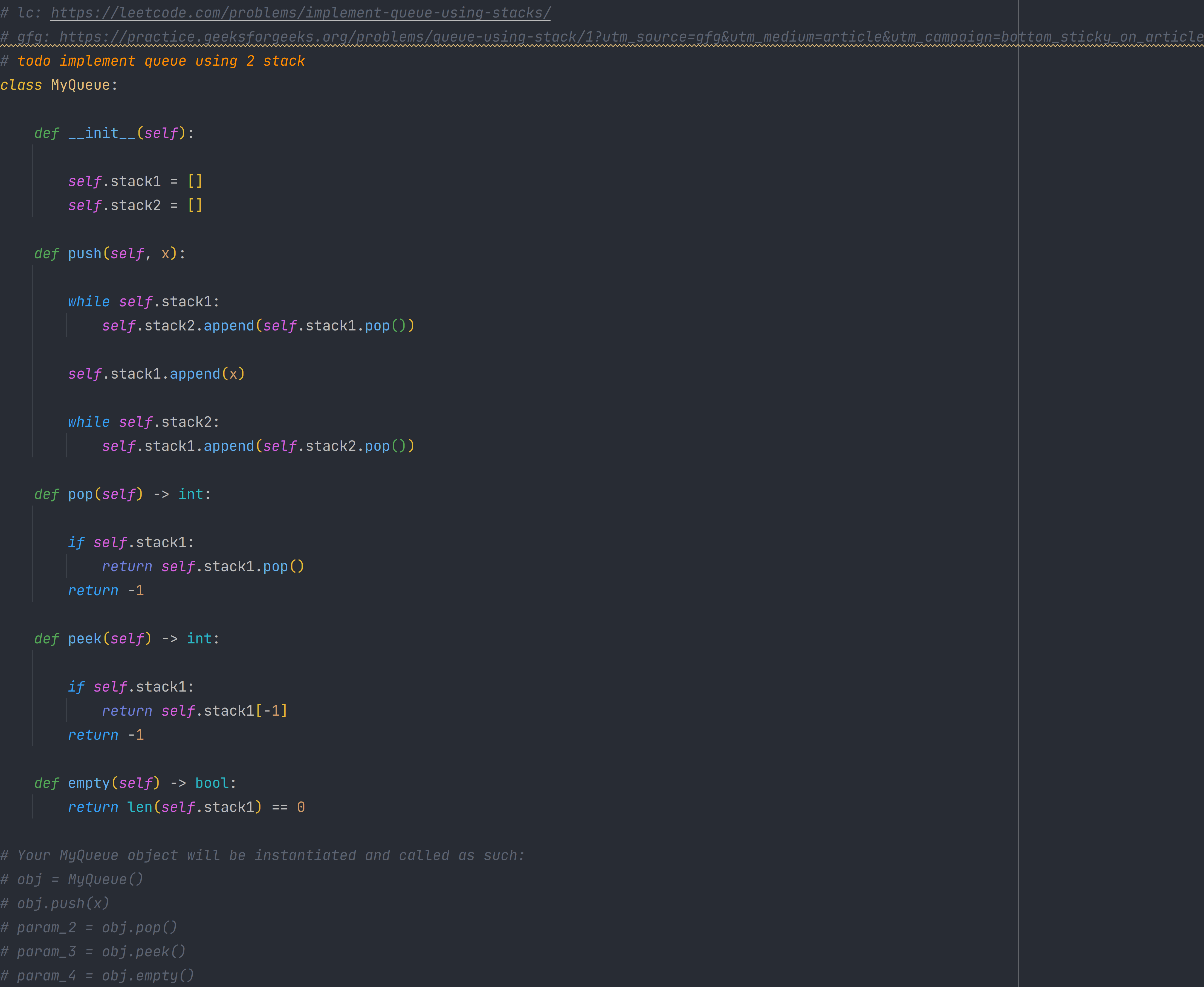 SQP4 Queue Implementation Using StackL4