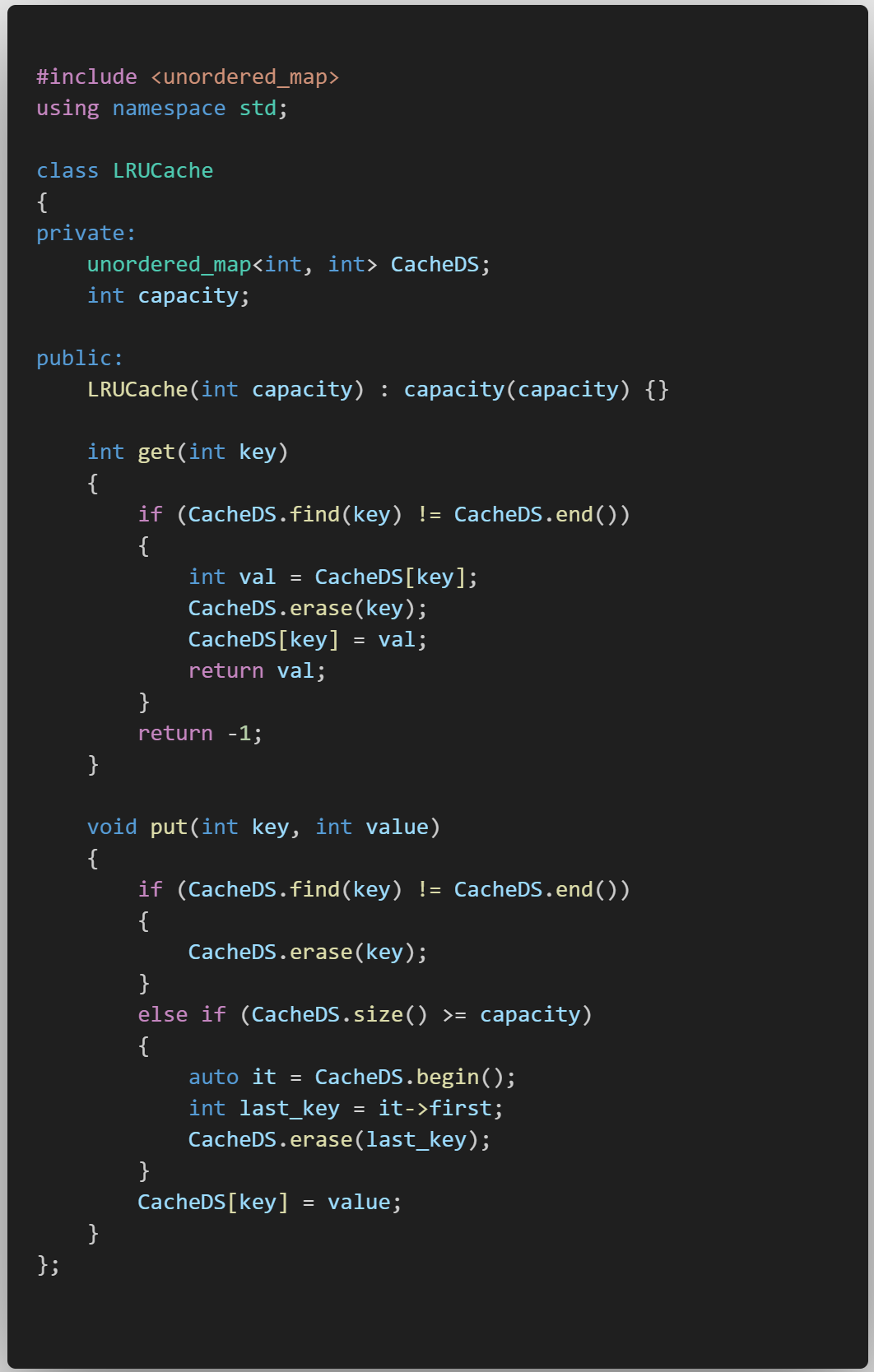 SQP9 Implementation LRU Cache